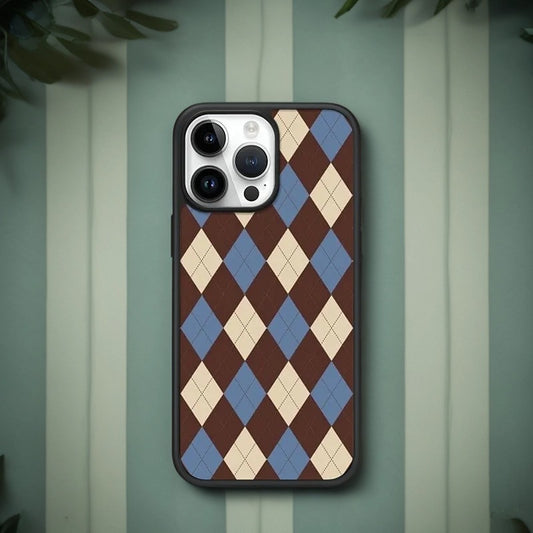 Diamond Plaid MagSafe iPhone Case