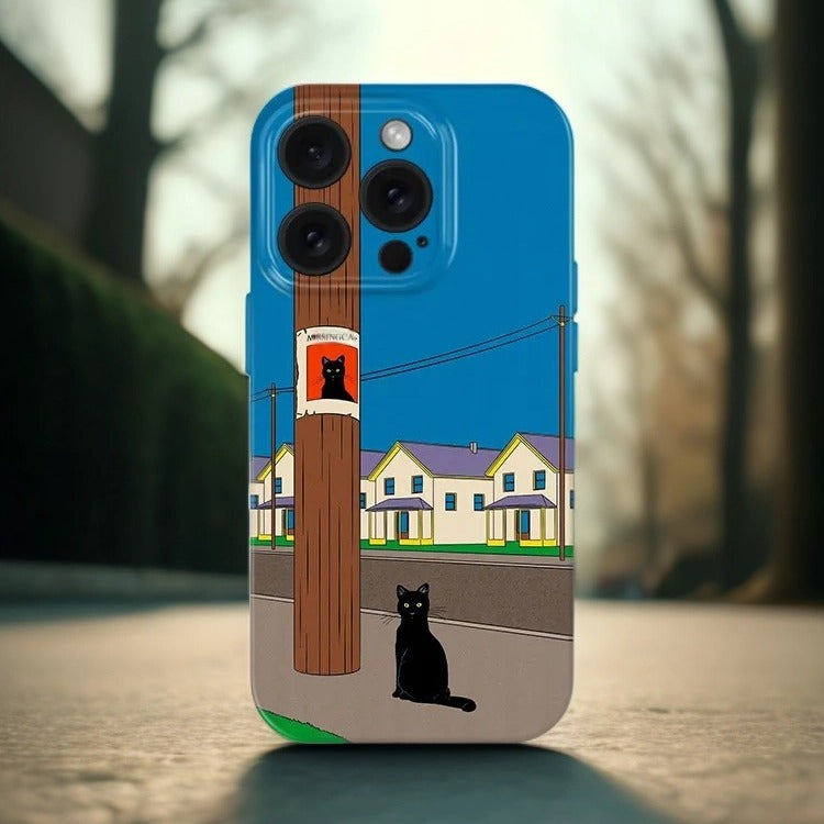Missing Cat iPhone Case