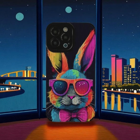 Vibrant Rabbit iPhone Case