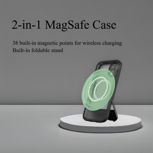 2-in-1 Magnetic & Foldable Stand MagSafe Case