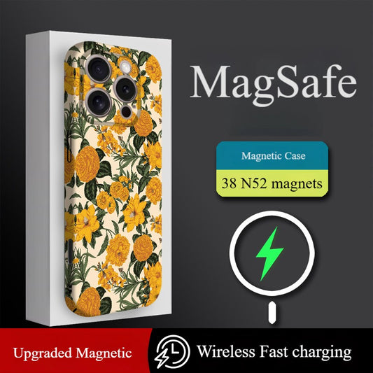 Yellow Bloom MagSafe Case