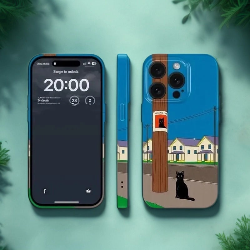 Missing Cat iPhone Case
