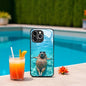 Sunbathing Capybara iPhone Case