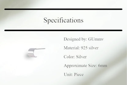 Silver Ear Cuff