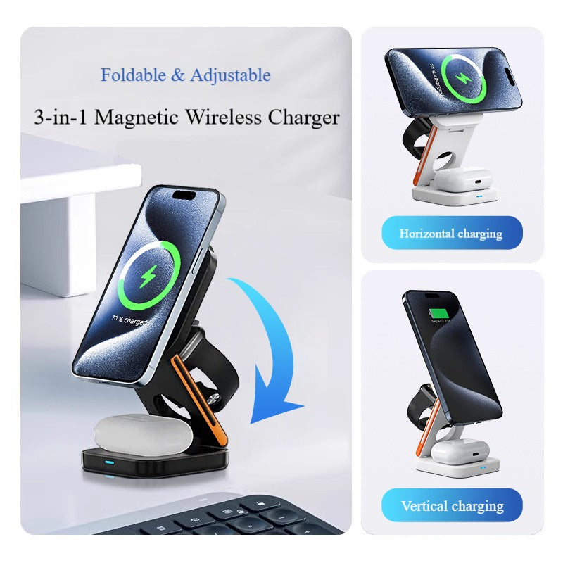 3-in-1 Foldable Megnetic Charger