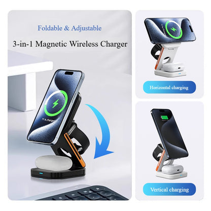 3-in-1 Foldable Megnetic Charger
