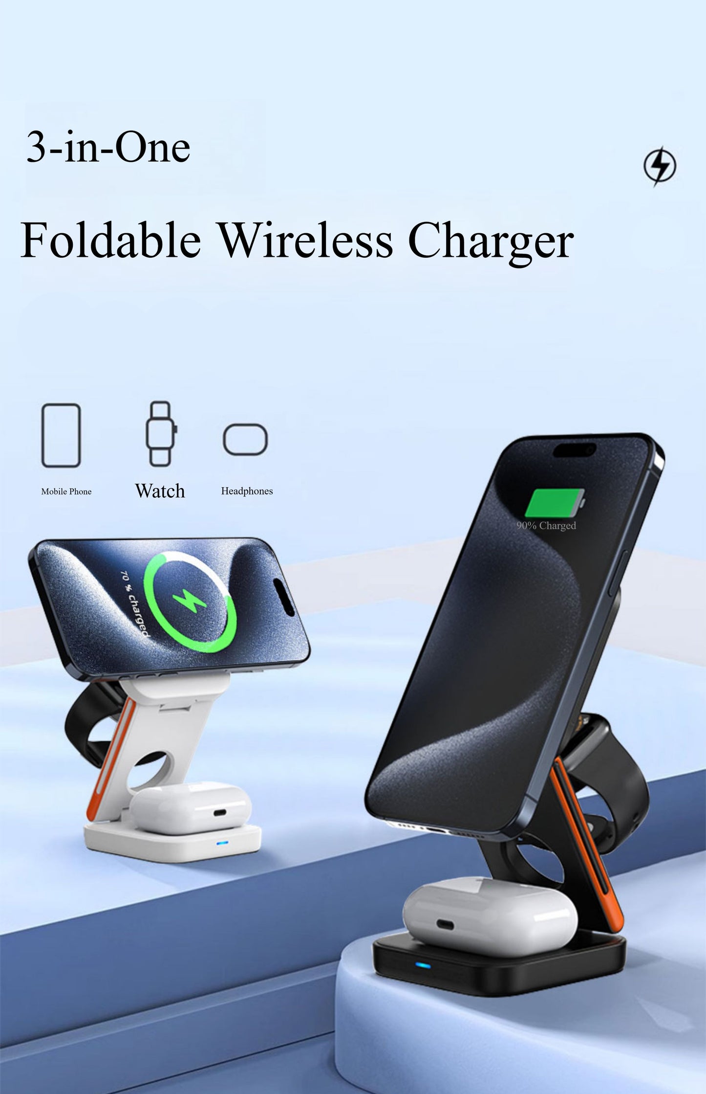 3-in-1 Foldable Megnetic Charger