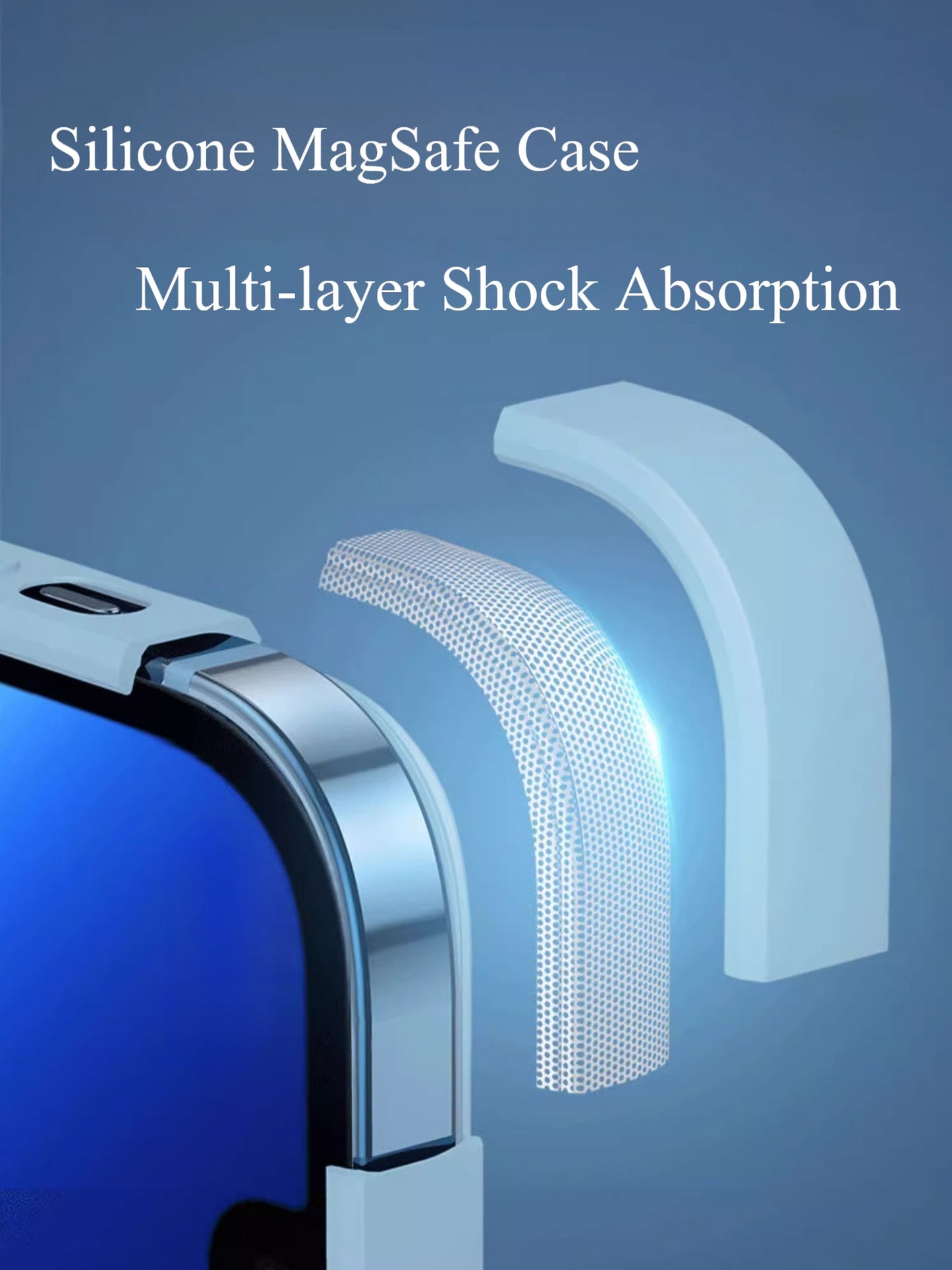 Simplicity Silicone iphone MagSafe Case