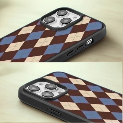 Diamond Plaid MagSafe iPhone Case