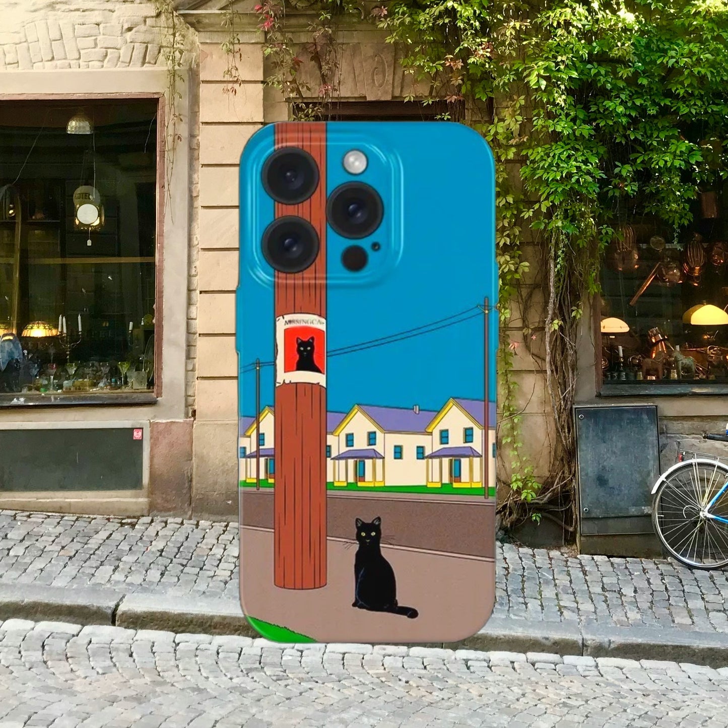 Missing Cat iPhone Case